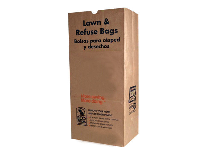 10 Count Multiwall Kraft Paper Bags Large 30 Gallon Paper Leaf Bags